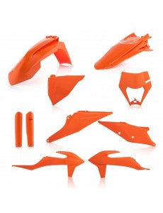 KIT PLÁSTICOS COMPLETO ACERBIS KTM EXC / EXC-F 2020 - 2021 - LARANJA 
